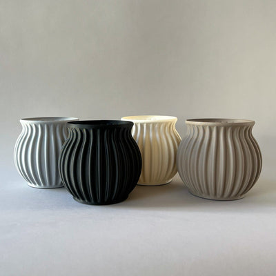 Table vase Round - Grey