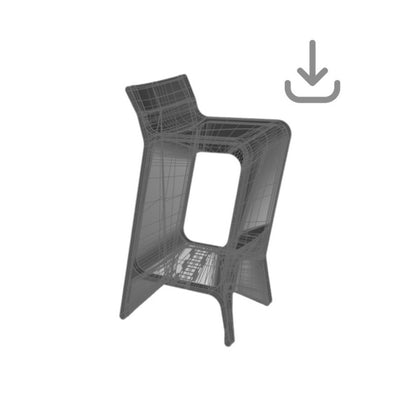 DIGITAL Paper Plane - Bar Chair