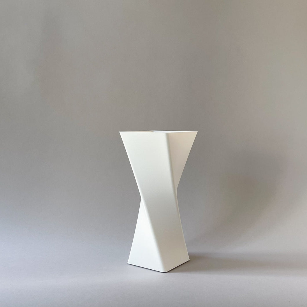 Table vase Cube - White