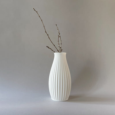 Table vase Yang - White