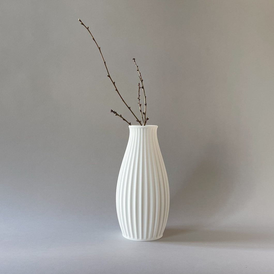 Table vase Yang - White